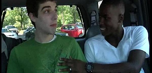  BlacksOnBoys - Black Muscular Gay Dude Gucks White Twink 09